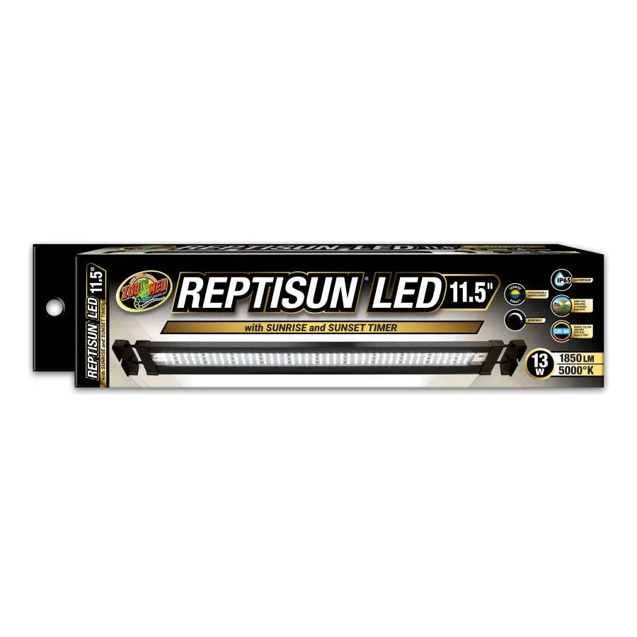 Zoo Med Reptisun LED w/Sunrise & Sunset Timer Terrarium Hood Zoo Med Laboratories