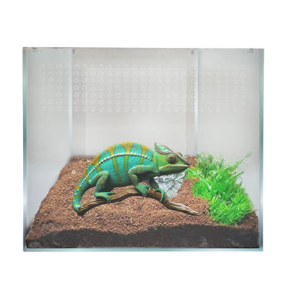 Talis-us Acrylic Reptile Enclosure Terrarium Cage For Lizard Snake Tarantula 9"x 9"x 9" Talis Us