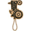 Territory Natural Leather Tug Dog Toy 8" Territory