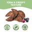 The Granville Island Salmon, Cranberry & Blueberry Dehydrated Pet Treat 2.82 oz Granville