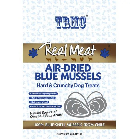 The Real Meat Company Air-Dried Blue Mussels Crunchy Dog Treats 5oz Real Meat®