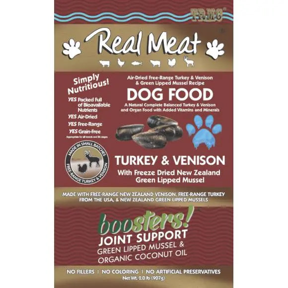 The Real Meat Company Air-Dried Turkey Venison  with Mussels Dog Food 2lb Real Meat®