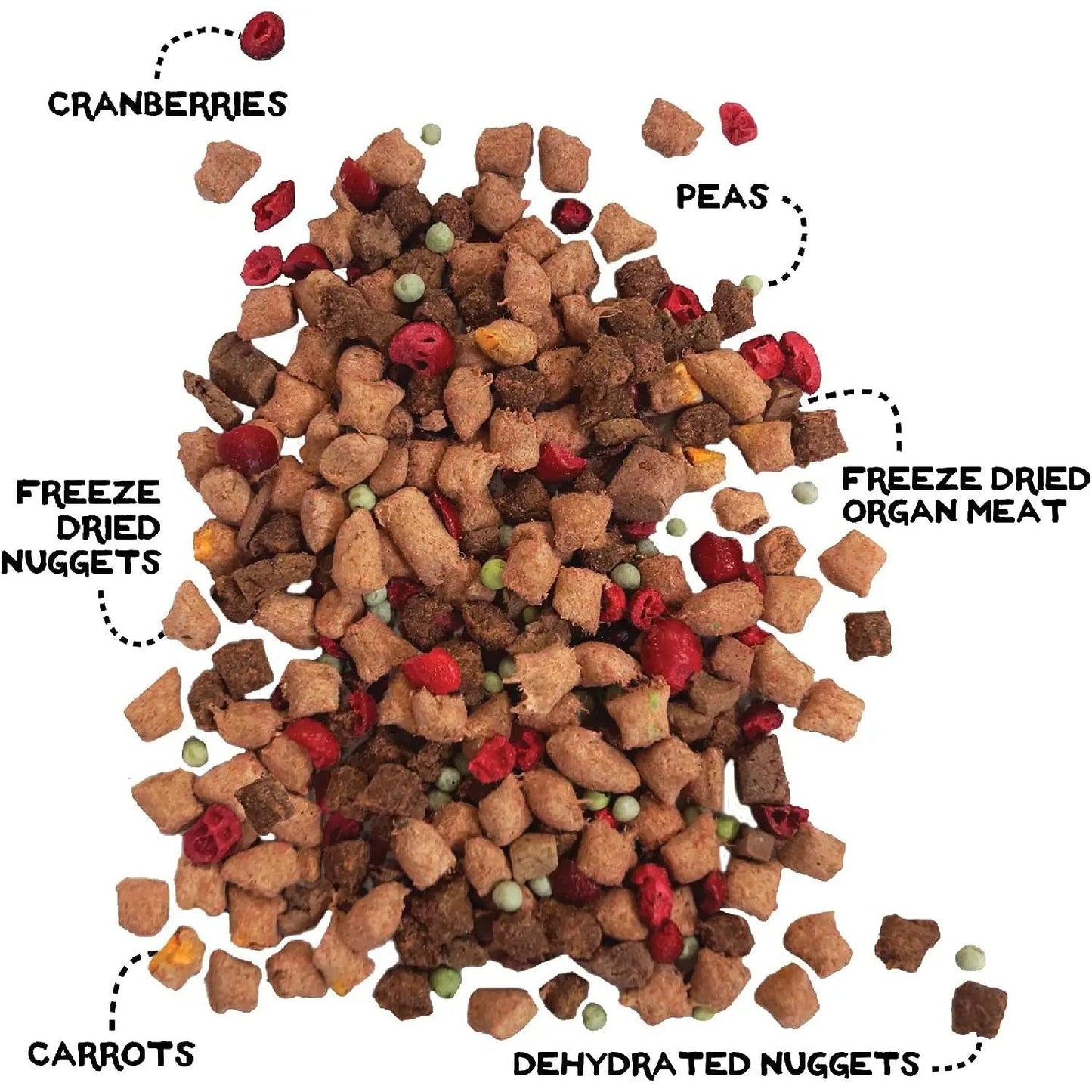 The Simple Food Project Beef & Salmon Recipe Freeze Dried Raw Food for Dogs The Simple Food Project