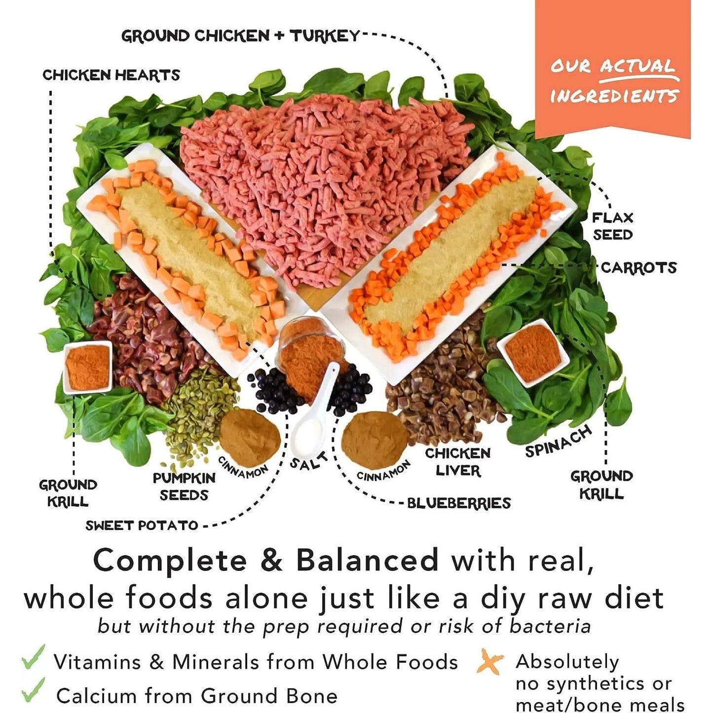 The Simple Food Project Chicken & Turkey Recipe Freeze Dried Raw Food for Dogs The Simple Food Project