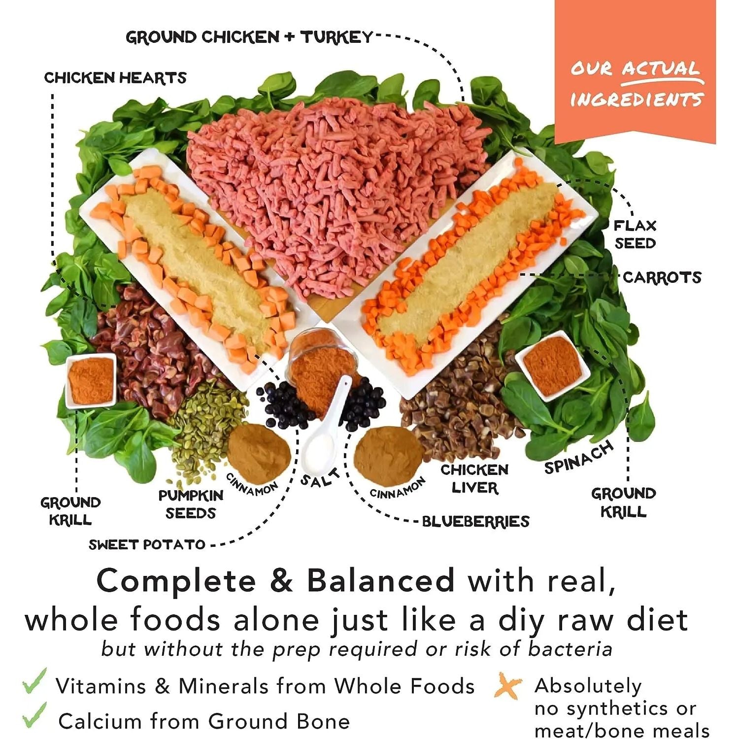 The Simple Food Project Chicken & Turkey Recipe Freeze Dried Raw Food for Dogs The Simple Food Project