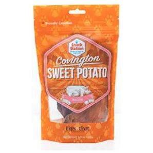This & That  Snack Station Premium Covington Sweet Potato  Dehydrated Dog Treats This & That