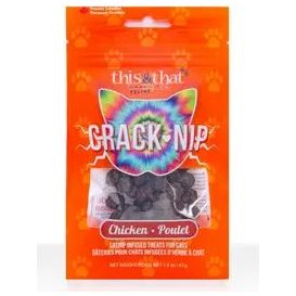 This & That Crack Nip Chicken Dehydrated Cat Treats 1.5oz This & That