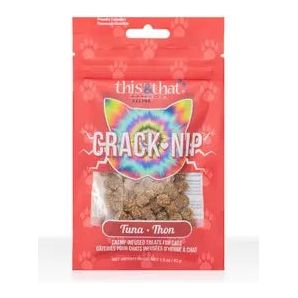 This & That Crack Nip Tuna Dehydrated Cat Treats 1.5oz This & That