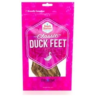This & That Snack Station Duck Feet Dehydrated  Dog Treats 5oz This & That
