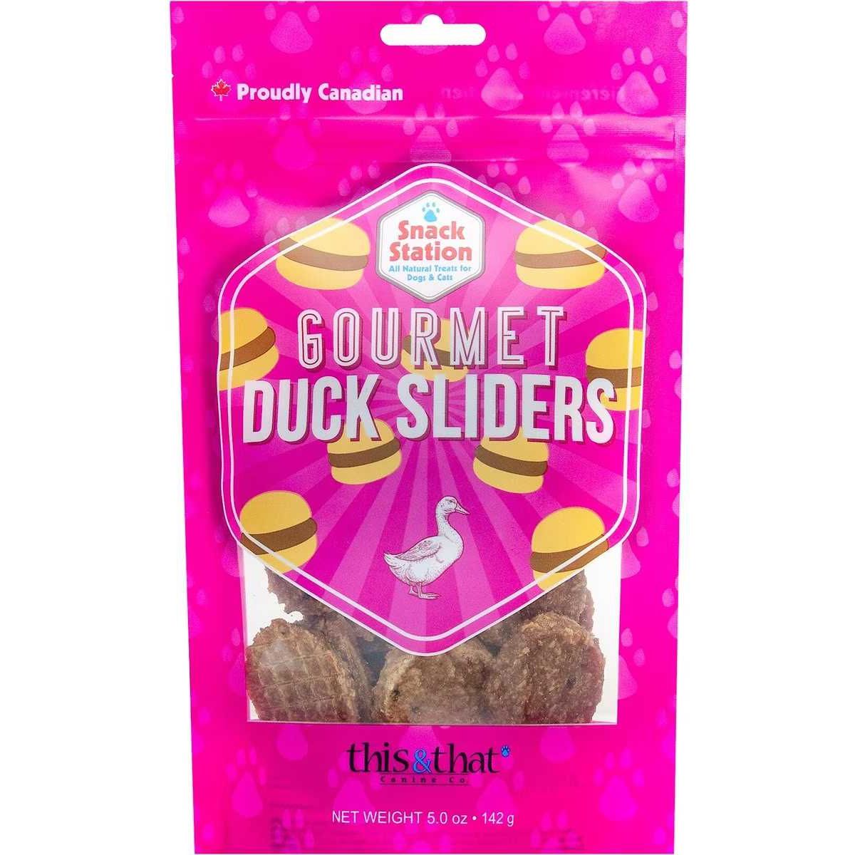 This & That Snack Station Duck Sliders Dehydrated  Dog Treats 5oz This & That