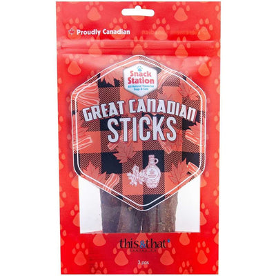 This & That Snack Station Great Canadian Sticks Dehydrated Dog Treat  Dog Treats This & That