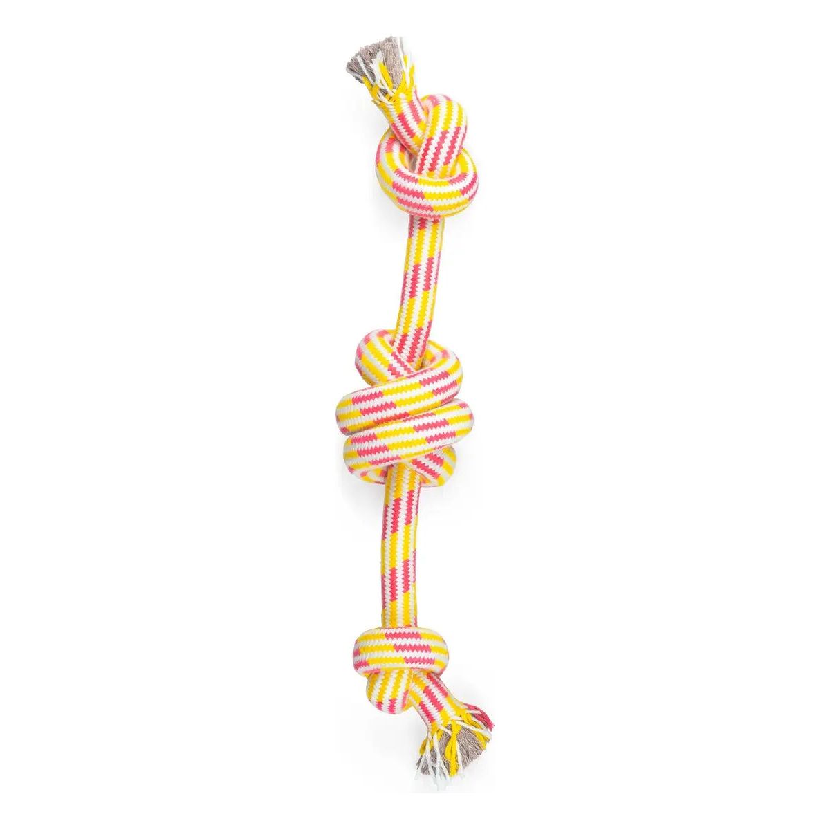 ThoozyPet 3-Knot Rope Dog Toy 25" ThoozyPet