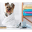 ThoozyPet 6pk 100% Cotton Cat & Dog Towels with Red Paw 20" x 40" ThoozyPet
