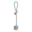 ThoozyPet Ball Tug Rope Dog Toy with Handle 17" ThoozyPet