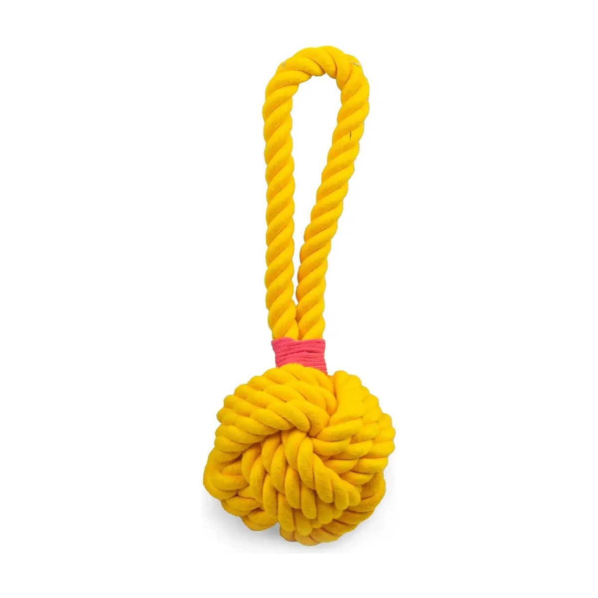 ThoozyPet Ball Tug Rope Dog Toy with Handle ThoozyPet