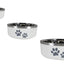 ThoozyPet Double Wall Dog & Cat Bowl with Paws ThoozyPet