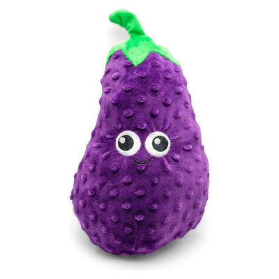 ThoozyPet Eggplant Plush Dog Toy 10" ThoozyPet