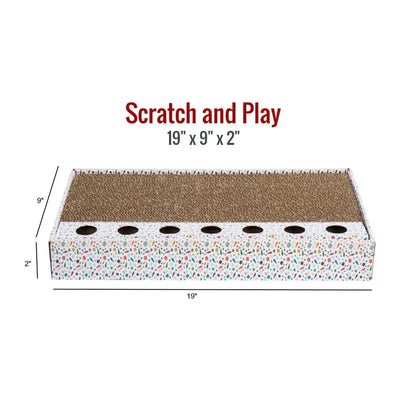 ThoozyPet Scratch & Play Cat Scratcher ThoozyPet