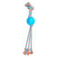 ThoozyPet Squid Tails Tug Rope Dog Toy with TPR Spike Ball 22" ThoozyPet