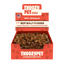 A red and brown ThoozyPet box labeled USA-Sourced Beef Bully Flosser Dog Chews 6-9\ 15ct contains spiral-shaped, 100% all natural beef chews that promote dental health.