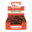 A box labeled ThoozyPet USA-Sourced Beef Bully Stick Dog Chews contains 4-6 inch treats. The packaging highlights 100% all natural, long-lasting chews that promote dental health for dogs.