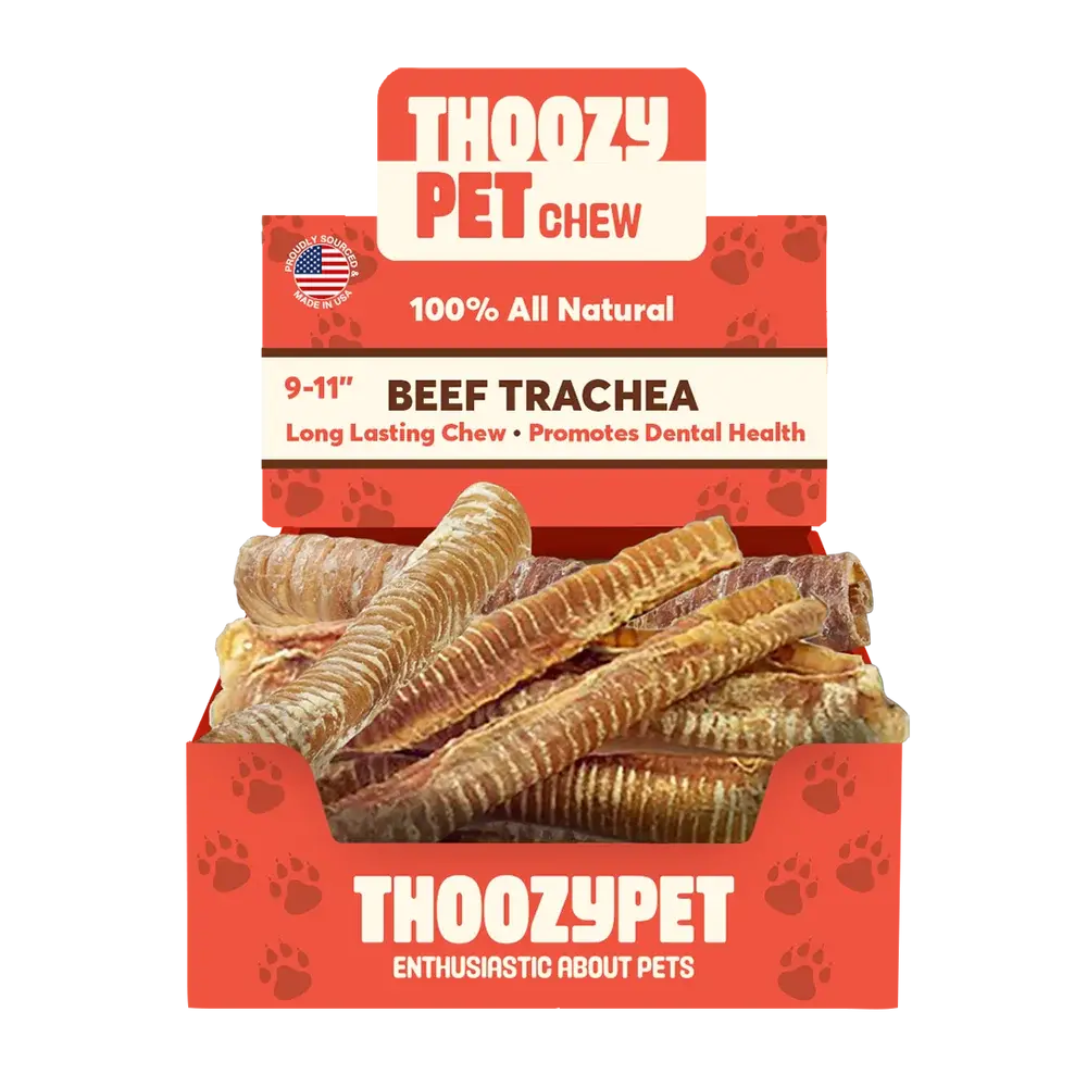 ThoozyPet USA-Sourced Beef Trachea Dog Chews ThoozyPet