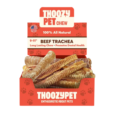 ThoozyPet USA-Sourced Beef Trachea Dog Chews ThoozyPet