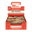 An open red ThoozyPet box contains 4-6 inch USA-sourced Beef Trachea Dog Chews. The packaging states these treats are 100% all natural and support dental health for pets.