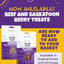 Tilted Barn Pet Beef & Saskatoon Berry Recipe Soft & Chewy Dog Treats 3.53oz Tilted Barn Pet