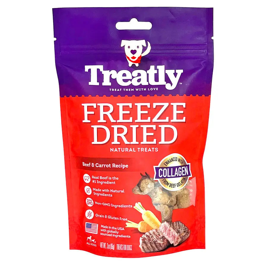 Treatly Freeze Dried Dog Treats 3 oz Treatly
