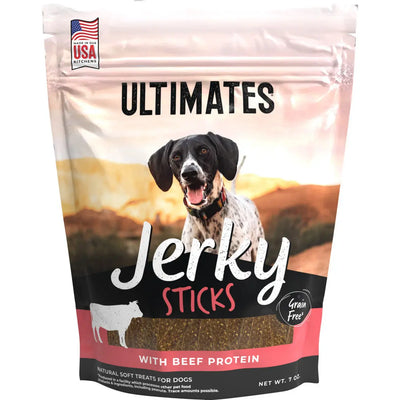 Ultimates Jerky Sticks Dog Treats Beef, 7 oz Ultimates