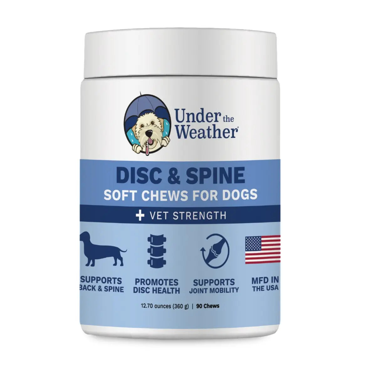 Under the Weather Disc & Spine Soft Chew 60ct. Under the Weather