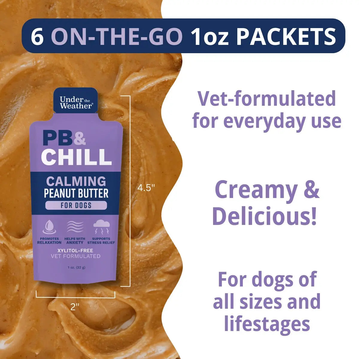 Under the Weather PB & Chill Calming Peanut Butter 1oz Under the Weather