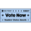 A blue graphic with stars reads: VOTE NOW for Talis-us as the Best Pet Store by USA TODAY 2025, featuring Talis Us as a nominee in the USA TODAY 2025 Readers Choice Awards.