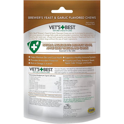 Vet's Best Brewers Yeast and Garlic Flavored Soft Chews for Dogs 60 ct Vet's Best