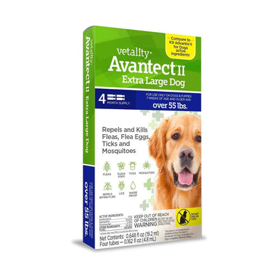 Vetality Avantect II Flea and Tick Collar for Dogs Vetality