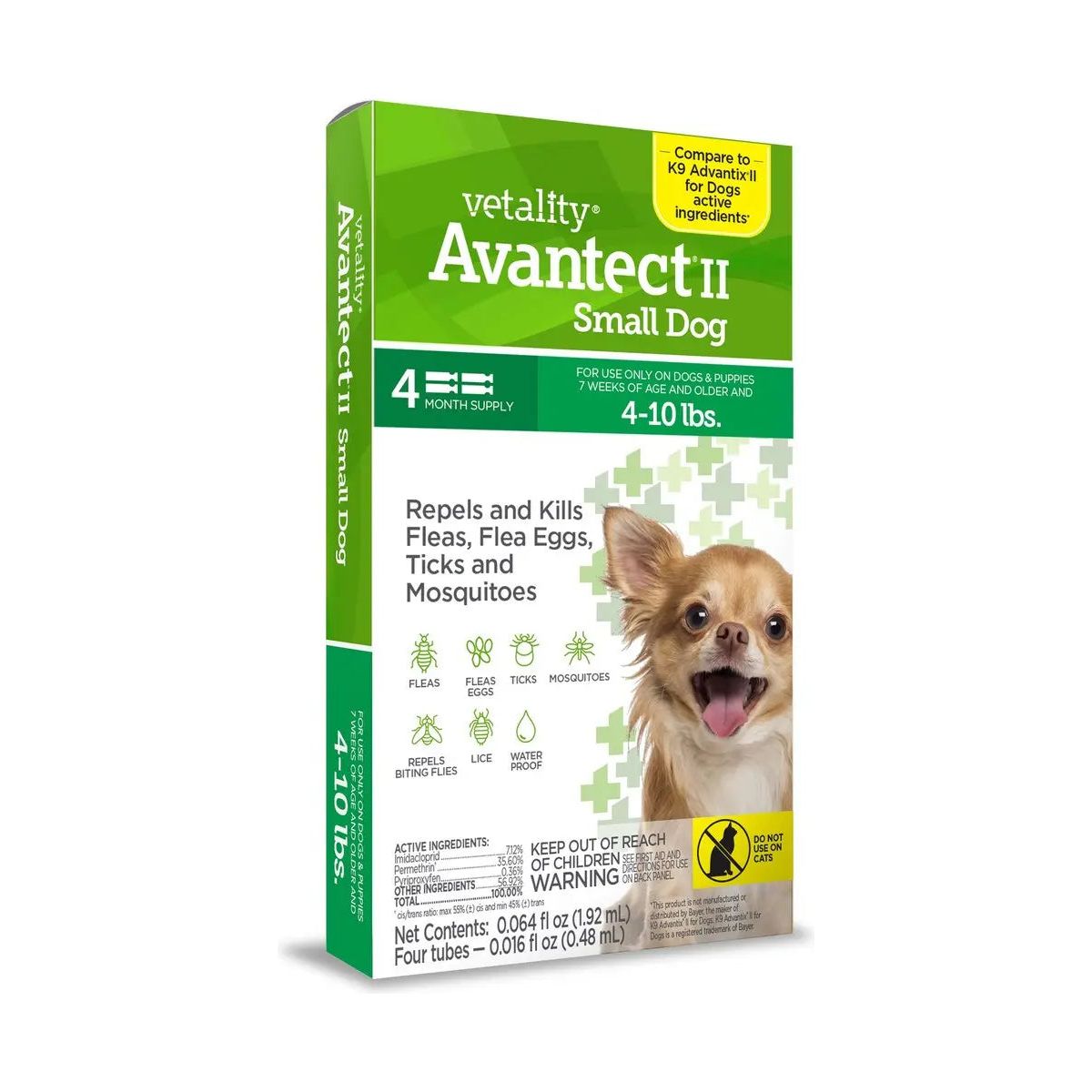 Vetality Avantect II Flea and Tick Collar for Dogs Vetality