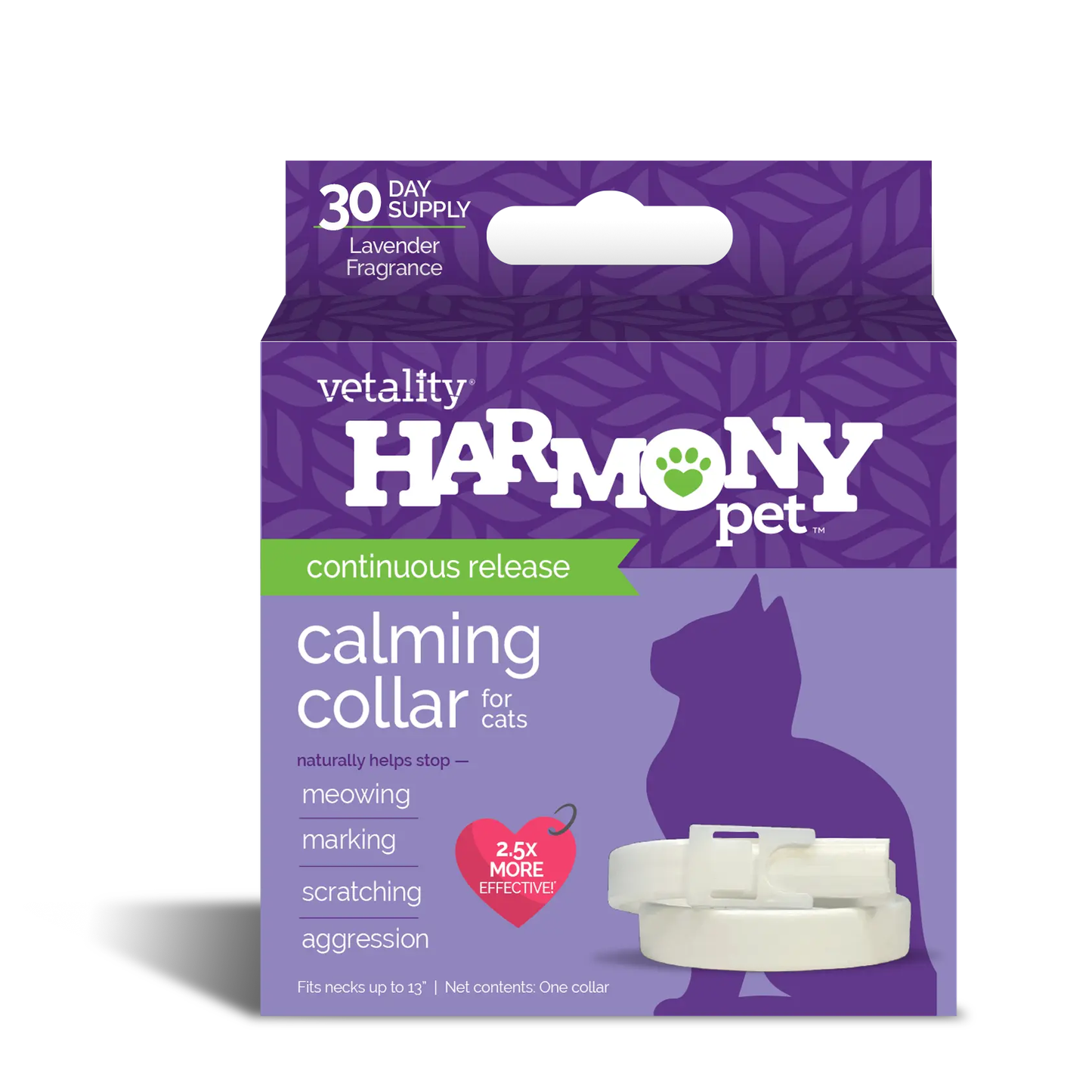 Vetality Harmony Pet Calming Collar for Cats Vetality