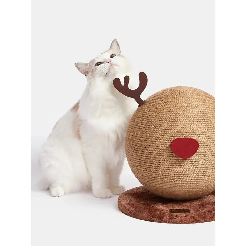 Vetreska Reindeer Cat Scratching Ball VETRESKA