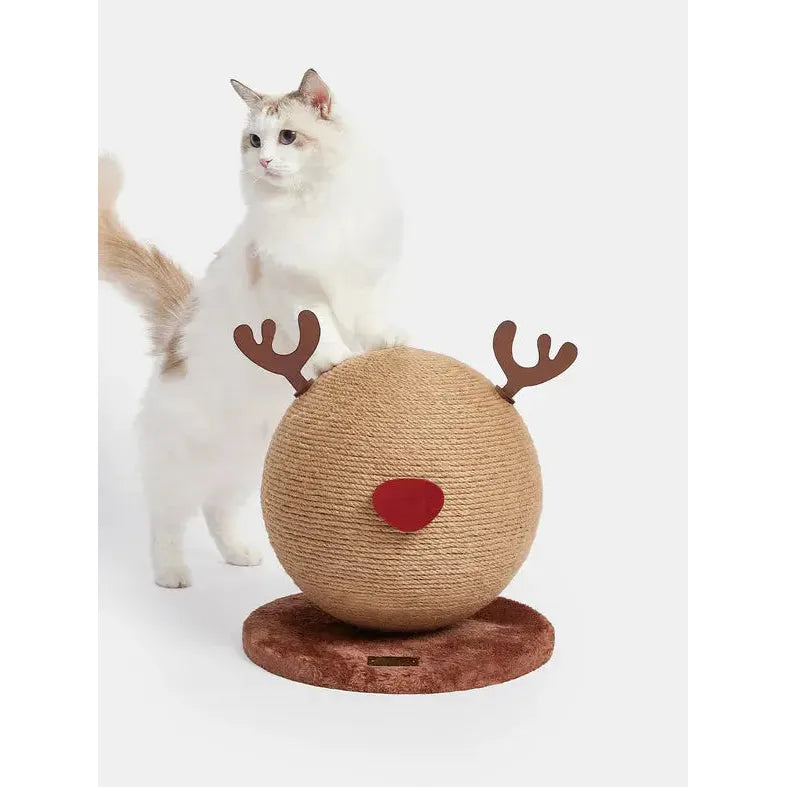 Vetreska Reindeer Cat Scratching Ball VETRESKA