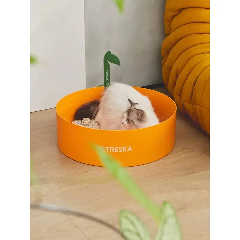 Vetreska Tangerine Cat Litter Box VETRESKA