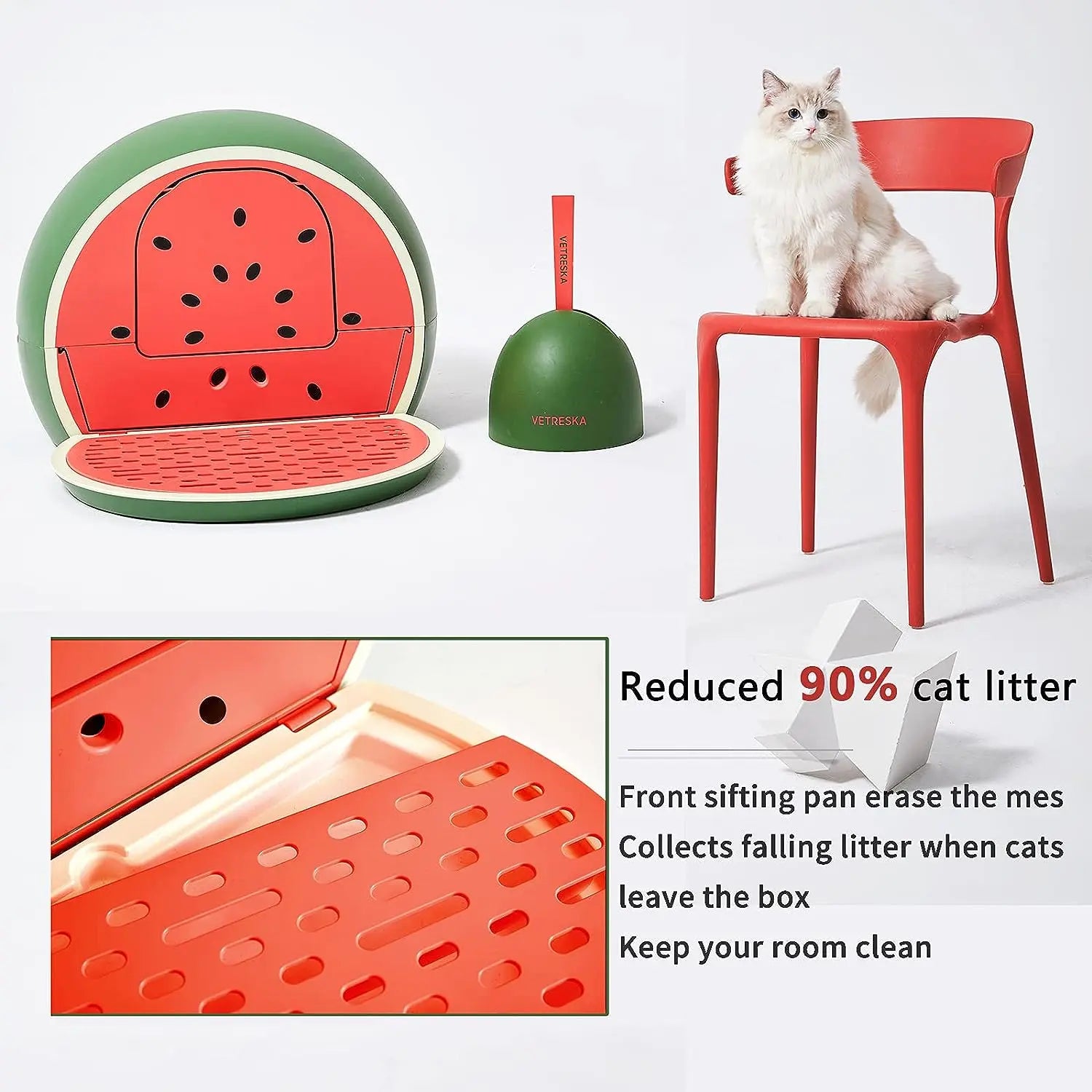 Odor control cat litter box best sale