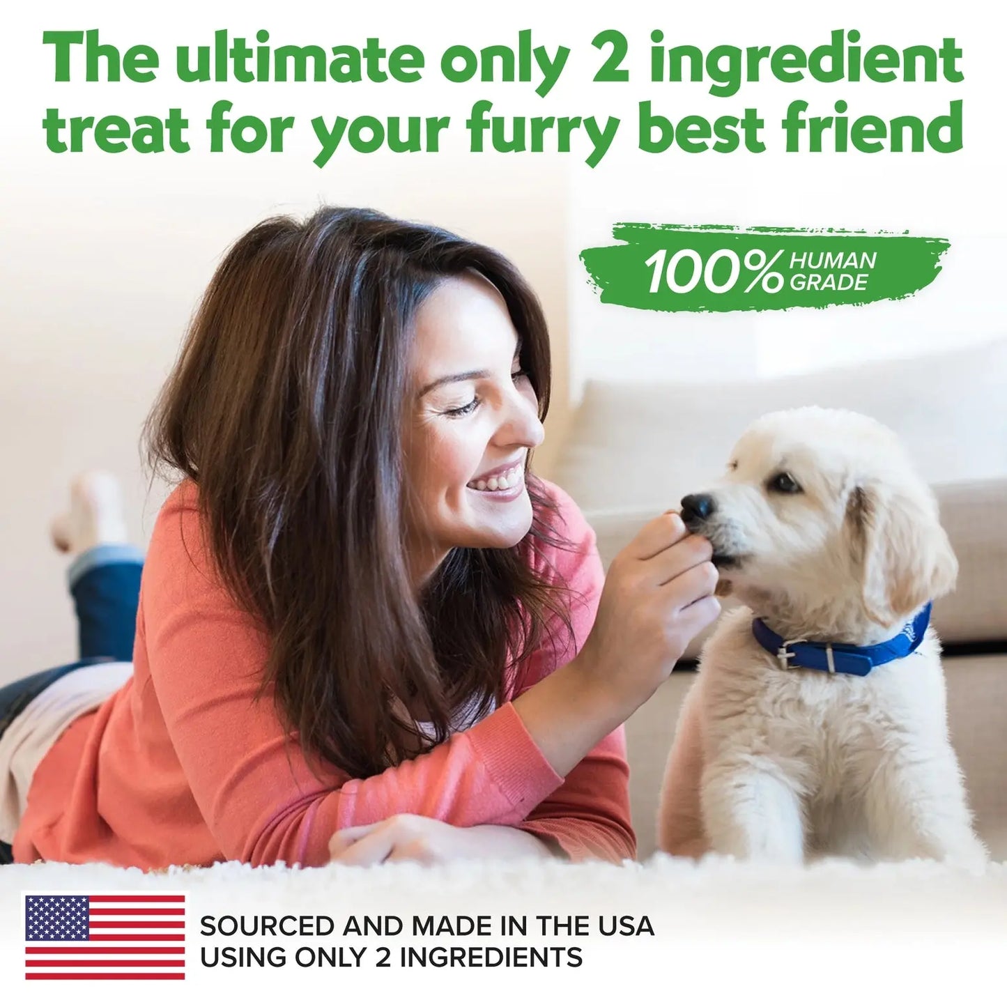Vitafur Barkin Burger Beef & Pumpkin Dog Treat 4 oz Vitafur