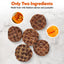 Vitafur Barkin Burger Salmon & Pumpkin Dog Treat 4 oz Vitafur