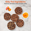 Vitafur Barkin' Burger Wild Alaskan Salmon & Sweet Potato Dehydrated Dog Treats 5 oz Vitafur