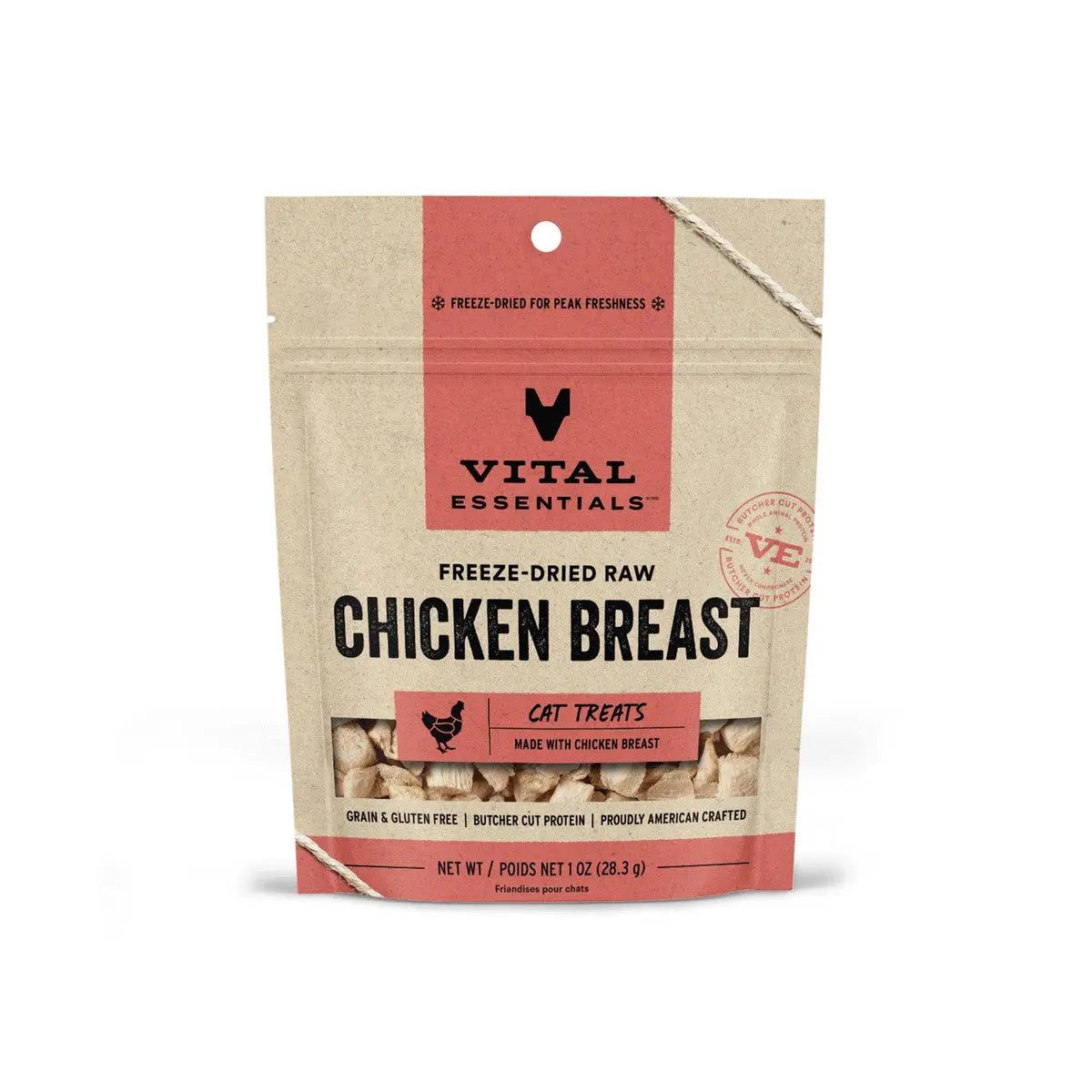 Vital Essentials® Freeze-Dried Chicken Breast Cat Treats, 1 oz Vital Essentials®