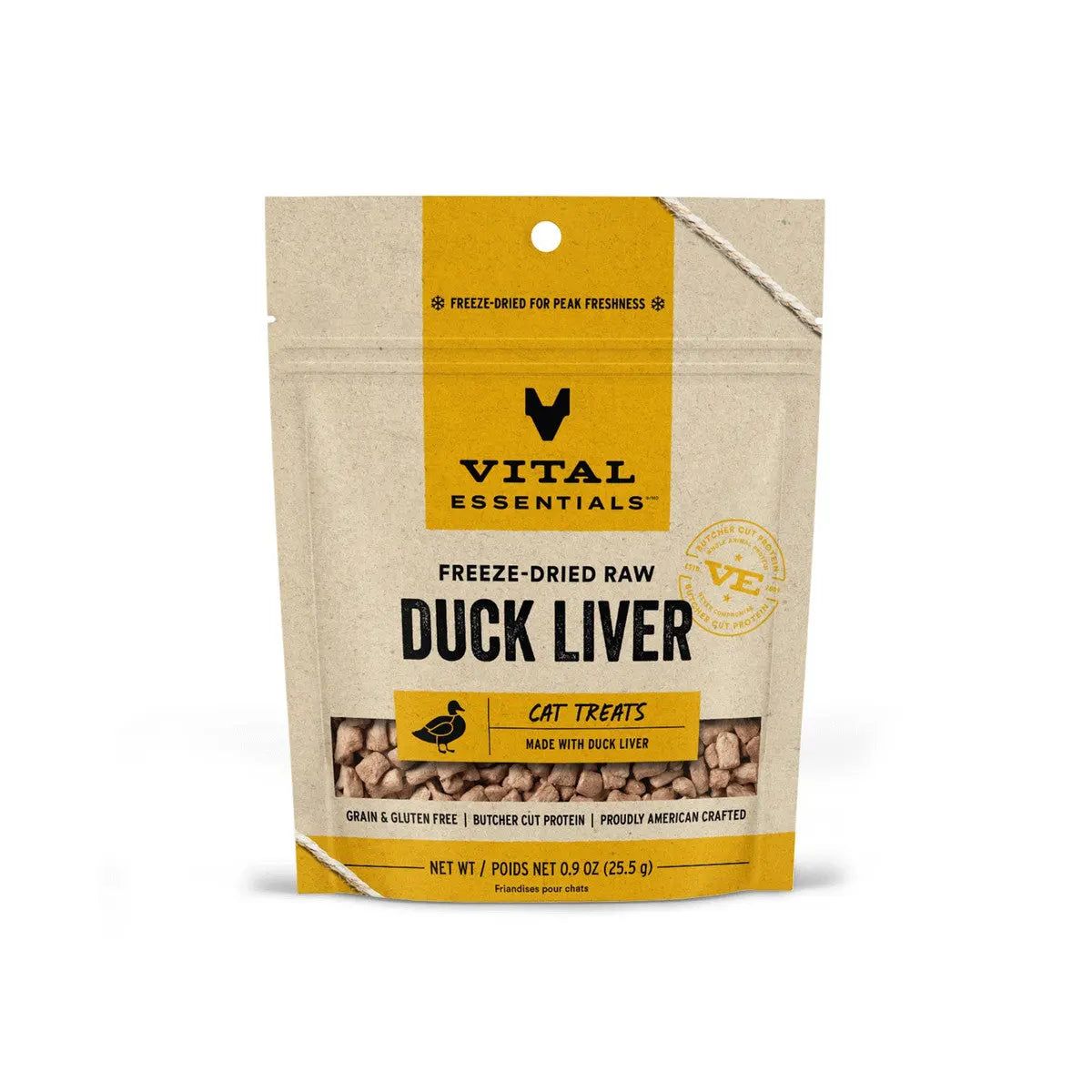 Vital Essentials® Freeze-Dried Duck Liver Cat Treats, 0.9 oz Vital Essentials®