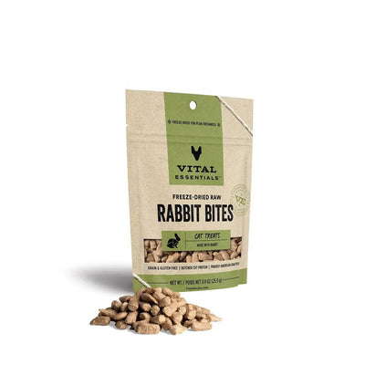 Vital Essentials® Freeze-Dried Rabbit Bites Cat Treats, 0.9 oz Vital Essentials®
