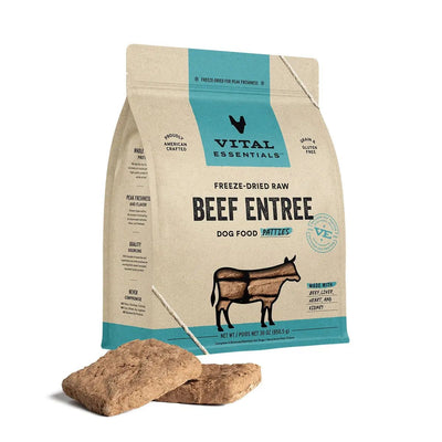 Vital Essentials® Freeze-Dried Raw Beef Entree Dog Food Patties, 30 oz Vital Essentials®