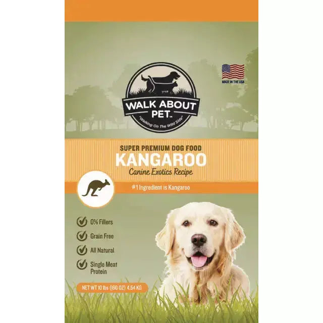 Walk About Pet Canine Exotics Recipe Dog Food 10 lb Walk About Pet